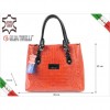 6081 Italian women handbag COGNAC COCCO LEATHER