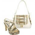 5131 Gilda Tonelli set leather woman bag+sandals, summer 2014 collection, size 39