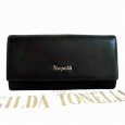 0900 Wallet genuine leather BLACK VITELLINI-NAPPA