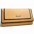 2808 beige Wallet genuine leather VICHY SABB TM by Gilda Tonelli