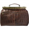 2974 cocco Italy Brown travel Leather Bag Tonelli Uomo
