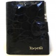 2803 Italian glossy leather womens wallet Tonelli