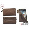 2870 brown Italian Leather Case iPhone Smartphone Universal Tonelli