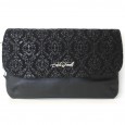 0148 malindi Leather Clutch Evening Bag Gilda Tonelli