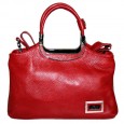 1069  Italian bag genuine leather VIT PRINCE ROSSO by Gilda Tonelli