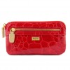 2353 Italian Key Case Red GILDA TONELLI genuine patent leather