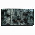 2673 Wallet genuine leather PACHE NERO GRIGIO by Gilda Tonelli