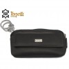 2354 Italian Key Case Black Vichy TONELLI genuine leather