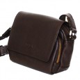 2394  Italian bag genuine leather VICHY MARRONE by Gilda Tonelli