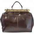 2973 Italy Brown travel Leather Bag Tonelli Uomo