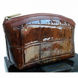 2759  Italian bag genuine leather ST COCCO CASTAGNO by Gilda Tonelli