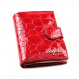 2803 Italian red glossy leather womens wallet Tonelli