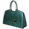 1GAB  Italian bag genuine leather VERDE ST. FIORE by Gilda Tonelli