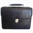 Gilda Tonelli Briefcase genuine leather 2271 VICHY TONELLI BLACK