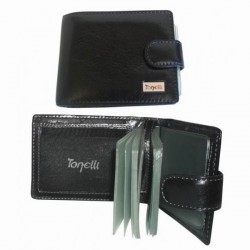 Gilda Tonelli  Italian card pocket genuine leather 2322 ADVENTURE BLACK