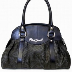 3022 black Italian bag ST PITONE OL by Gilda Tonelli