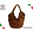7867 Italian women handbag leather MILL TRECCIA