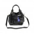 5188 Italian Leather Bag Nero Gilda Tonelli