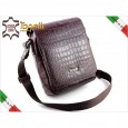 2054 Leather Messenger Bag Tonelli